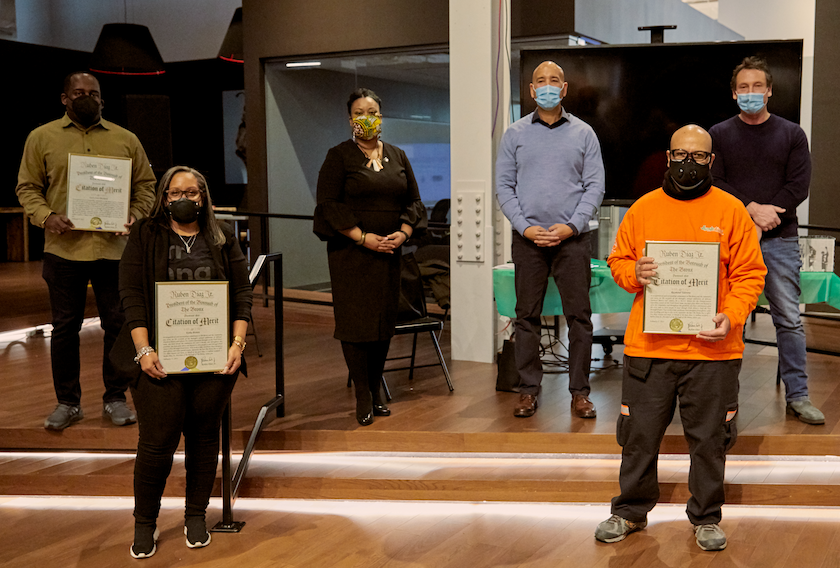 FreshDirect employees get awards during Black History Month from Bronx borough president