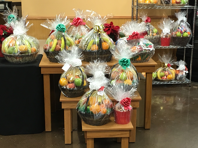 Use fruit baskets (Yes, fruit baskets!) to boost holiday spirits — and