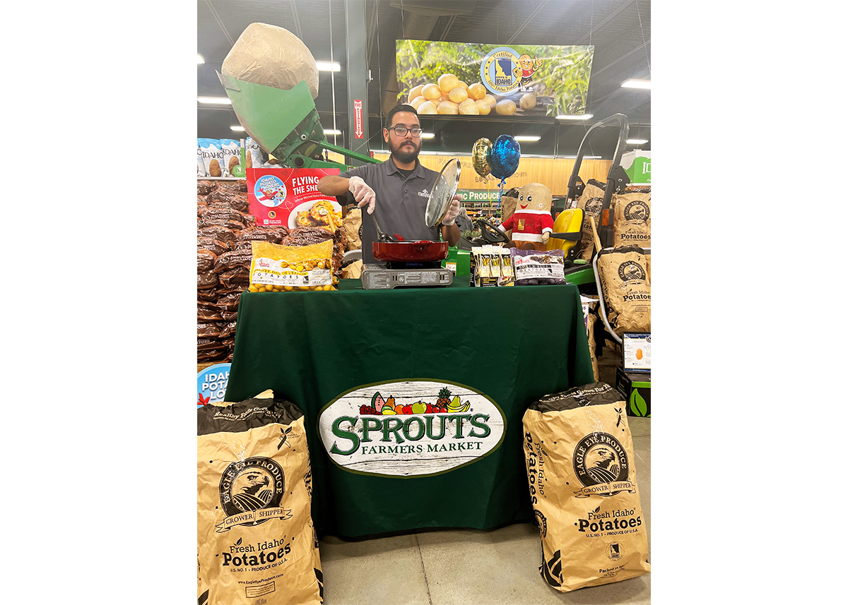 sprouts potato demonstration