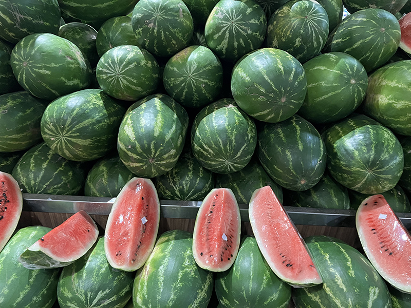 Soriana watermelon display