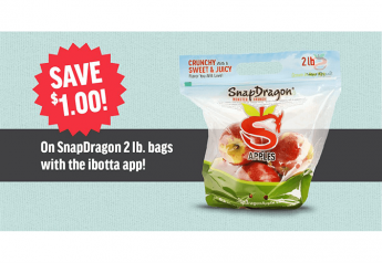 Coupon for SnapDragon apples available via Ibotta