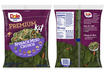 Dole introduces spinach miso salad kit