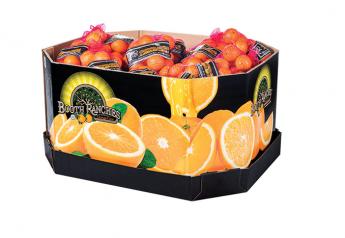 About 30% of the navel oranges from Booth Ranches LLC go into consumer packs, says Tracy Jones, chief operating officer and senior vice president of sales. The most popular options are 3- and 4-pound bags.