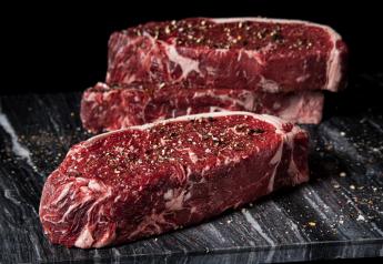 Certified Angus Beef strip steaks 