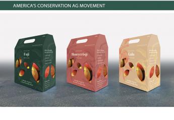 BelleHarvest Sales Inc. introduced a 100% recyclable 3-pound carton option for its Honeycrisp, fuji and gala apples.
