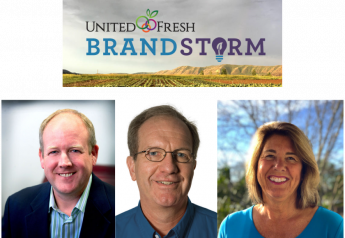 Mark Munger (from left), Roger Pepperl and Cindy Jewell are scheduled to speak about the past, present and future of marketing at a United Fresh BrandStorm panel.
