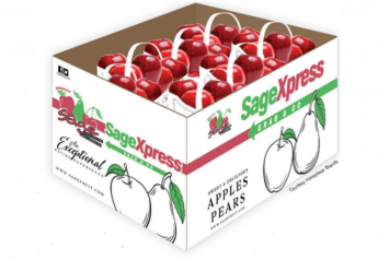Sage Fruit adds apple, pear tote bag