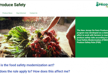 NJ’s on-farm produce safety website to help with inspections