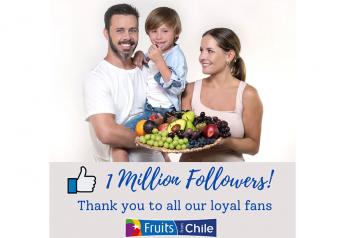 Fruits from Chile Facebook Hits 1 Million Milestone