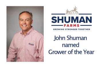 John Shuman named 2020 Grower of the Year