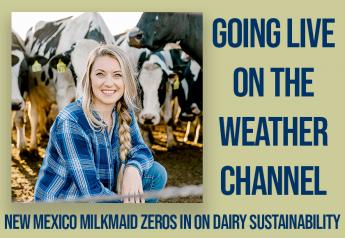 Live on The Weather Channel, New Mexico Dairy Farmer Sustainability Shout-Out