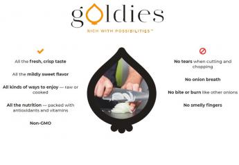 Goldies onions website earns first place in "Best of Nama" national competition