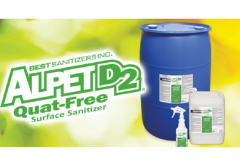 Best Sanitizers, Inc. announces Alpet D2 Quat-Free Surface Sanitizer is now OMRI listed