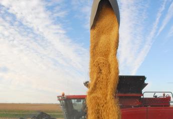 Corn and soybean harvest advancing rapidly