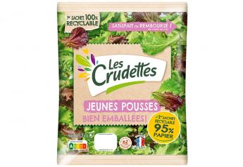 Les Crudettes salads stay fresh in Mondi’s recyclable functional barrier paper