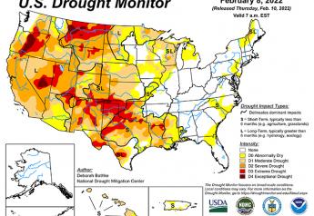 Winter wheat drought continues to increase