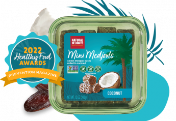 Natural Delights dates win Prevention magazine’s Healthy Food Award