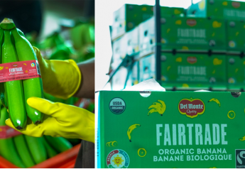 Fresh Del Monte aims to sell Fair Trade Certified organic bananas in the U.S.