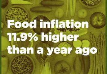 Food inflation smoking, 11.9% higher than a year ago