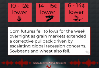 Corn Drops to Lows for the Week