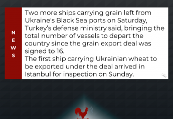 Ukraine Grain Exports Continue