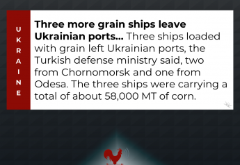 Three More Grain Ships Leave Ukrainian Ports