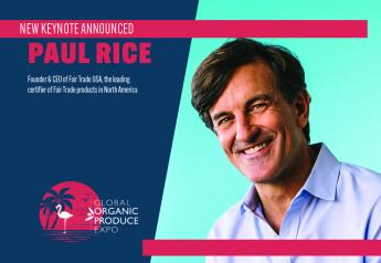 Paul Rice to keynote 2023 Global Organic Produce Expo 