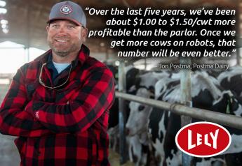 Large-herd Dairy is $1.00 to $1.50/cwt More Profitable with Milking Robots