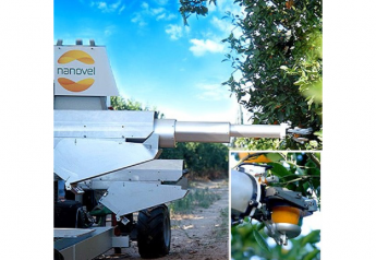 Nanovel to introduce an autonomous tree fruit harvester