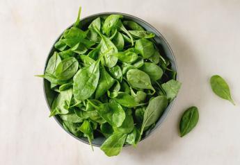 Survey: Nearly 1 in 5 consumers report purchasing organic spinach exclusively