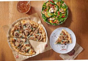 Seasonal items spotlight mushrooms and veggies for National Pizza Day