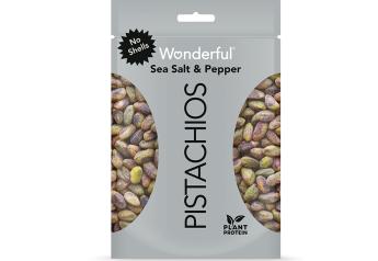 Wonderful Pistachios Sea Salt & Pepper flavor is coming out of its shell