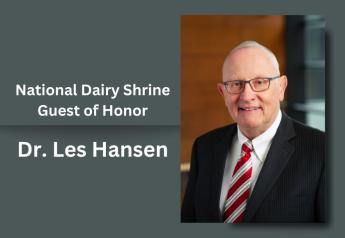 Dr. Les Hansen Named National Dairy Shrine Guest of Honor