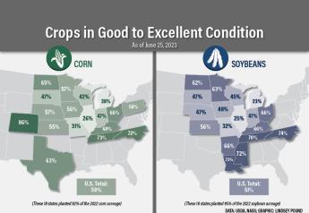 U.S. Corn, Soybean Conditions Are Now the Worst Since 1988, Even With Weekend Rains