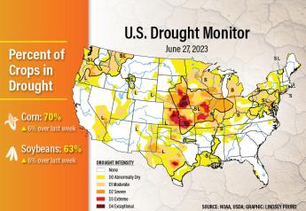 Drought continues to spread and intensify over corn, soybean areas