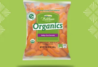 Bolthouse Farms offers 100% compostable packaging for baby carrots
