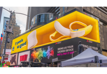 Chiquita lights up Times Square with 'It Peels So Good' billboard