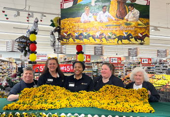 Giant Food florists weave Preakness Stakes winner horse blankets