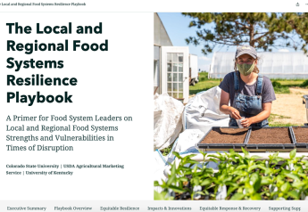 USDA introduces resources for local and regional food system leaders