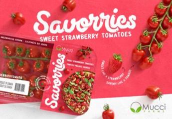 Mucci Farms touts its Savorries Sweet Strawberry Tomatoes