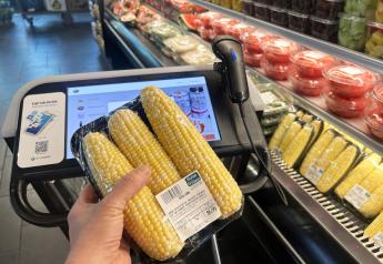 The smart grocery cart is great for packaged produce, but … 