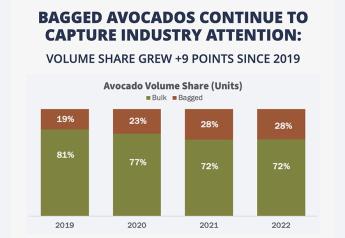 Report: Bagged avocados drive category growth 