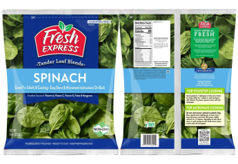 Spinach recalled by Fresh Express for possible listeria contamination