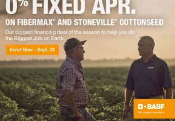 BASF Supports Cotton Growers with Zero Percent APR* 