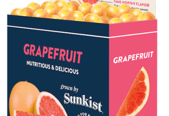 Sunkist holding California Star Ruby grapefruit display contest