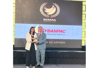 Banana supplier Reybanpac recognized for work in market diversification, gender equality