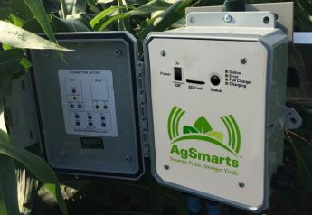 AgSmarts makes remote sensing stations, not sensors. The stations are set up for plug-and-play mode for the top sensors in the ag industry. 