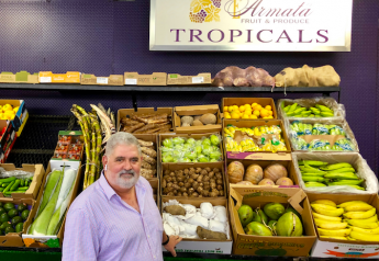 Talking tropicals with E. Armata at Hunts Point Produce Market