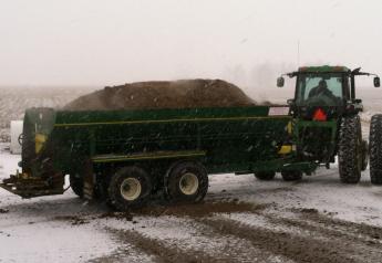 3 Hauling Chicken Manure in Grant County Indiana Today