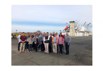 The 2019 EPC Leadership Program class took their first trip to a marine terminal in Gloucester City, N.J.
